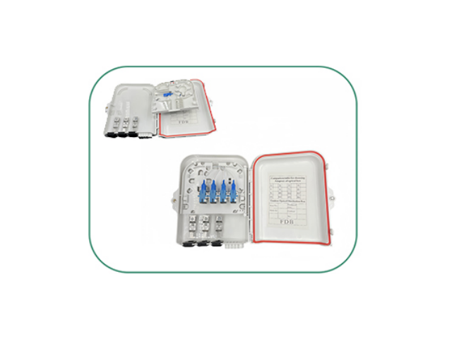 SL-FAT8B – Caja terminal FAT 8 cores con adaptadores SC simplex